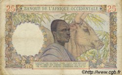 25 Francs AFRIQUE OCCIDENTALE FRANÇAISE (1895-1958)  1948 P.38 TB