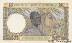 25 Francs AFRIQUE OCCIDENTALE FRANÇAISE (1895-1958)  1949 P.38 TTB+