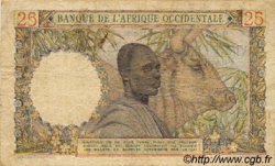 25 Francs AFRIQUE OCCIDENTALE FRANÇAISE (1895-1958)  1950 P.38 TB