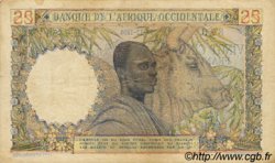25 Francs AFRIQUE OCCIDENTALE FRANÇAISE (1895-1958)  1950 P.38 TTB