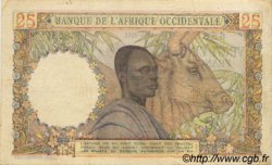 25 Francs AFRIQUE OCCIDENTALE FRANÇAISE (1895-1958)  1951 P.38 TB+
