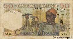 50 Francs AFRIQUE OCCIDENTALE FRANÇAISE (1895-1958)  1948 P.39 TB