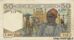 50 Francs AFRIQUE OCCIDENTALE FRANÇAISE (1895-1958)  1951 P.39 TTB