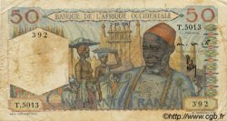 50 Francs AFRIQUE OCCIDENTALE FRANÇAISE (1895-1958)  1951 P.39 B+