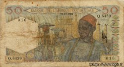 50 Francs AFRIQUE OCCIDENTALE FRANÇAISE (1895-1958)  1953 P.39 B