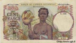 100 Francs AFRIQUE OCCIDENTALE FRANÇAISE (1895-1958)  1945 P.40 TTB