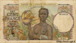 100 Francs AFRIQUE OCCIDENTALE FRANÇAISE (1895-1958)  1953 P.40 TB