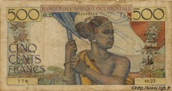 500 Francs AFRIQUE OCCIDENTALE FRANÇAISE (1895-1958)  1946 P.41 B+