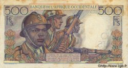 500 Francs AFRIQUE OCCIDENTALE FRANÇAISE (1895-1958)  1948 P.41 TTB