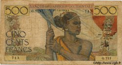 500 Francs AFRIQUE OCCIDENTALE FRANÇAISE (1895-1958)  1950 P.41 B+