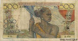 500 Francs AFRIQUE OCCIDENTALE FRANÇAISE (1895-1958)  1950 P.41 TB
