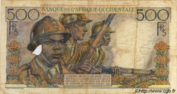 500 Francs AFRIQUE OCCIDENTALE FRANÇAISE (1895-1958)  1951 P.41 B+