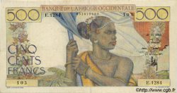500 Francs AFRIQUE OCCIDENTALE FRANÇAISE (1895-1958)  1953 P.41 TB