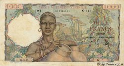 1000 Francs AFRIQUE OCCIDENTALE FRANÇAISE (1895-1958)  1948 P.42 TB