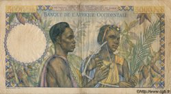 5000 Francs AFRIQUE OCCIDENTALE FRANÇAISE (1895-1958)  1950 P.43 TB+