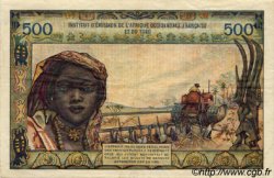 500 Francs AFRIQUE OCCIDENTALE FRANÇAISE (1895-1958)  1956 P.47 TTB+