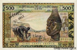 500 Francs Spécimen AFRIQUE OCCIDENTALE FRANÇAISE (1895-1958)  1957 P.47s pr.SUP