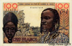 100 Francs WEST AFRICAN STATES  1964 P.101Ad XF - AU