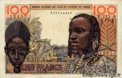 100 Francs WEST AFRICAN STATES  1965 P.101Ae XF+