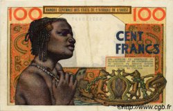 100 Francs WEST AFRIKANISCHE STAATEN  1965 P.101Ae VZ+