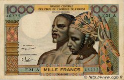 1000 Francs WEST AFRICAN STATES  1961 P.103Ab VF