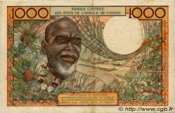 1000 Francs ESTADOS DEL OESTE AFRICANO  1961 P.103Ac MBC