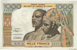 1000 Francs WEST AFRIKANISCHE STAATEN  1961 P.103Ac