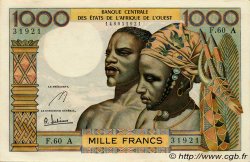 1000 Francs WEST AFRIKANISCHE STAATEN  1966 P.103Ae