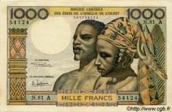 1000 Francs ESTADOS DEL OESTE AFRICANO  1969 P.103Ag EBC