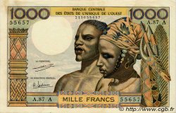1000 Francs ÉTATS DE L AFRIQUE DE L OUEST  1971 P.103Ah