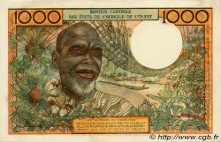 1000 Francs WEST AFRICAN STATES  1971 P.103Ah XF