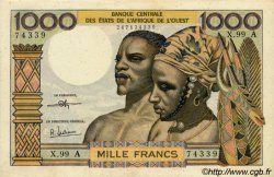 1000 Francs WEST AFRICAN STATES  1972 P.103Ai XF