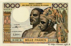 1000 Francs STATI AMERICANI AFRICANI  1972 P.103Ai q.FDC