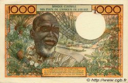 1000 Francs WEST AFRIKANISCHE STAATEN  1973 P.103Aj fST