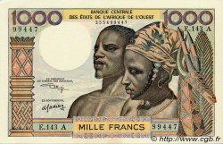 1000 Francs STATI AMERICANI AFRICANI  1973 P.103Ak