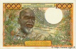 1000 Francs STATI AMERICANI AFRICANI  1973 P.103Ak q.FDC