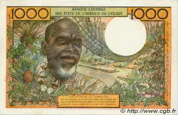 1000 Francs WEST AFRIKANISCHE STAATEN  1977 P.103Al VZ