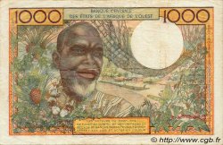 1000 Francs STATI AMERICANI AFRICANI  1980 P.103An BB