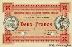 2 Francs Annulé COTE D