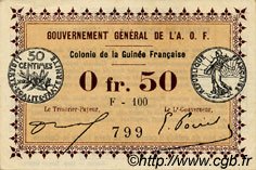 0,50 Franc GUINÉE  1917 P.01d pr.SPL