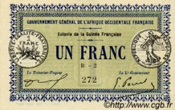 1 Franc GUINÉE  1917 P.02a NEUF