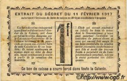 1 Franc SÉNÉGAL  1917 P.02b TTB