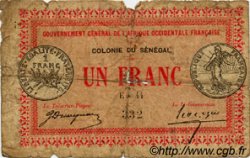 1 Franc SÉNÉGAL  1917 P.02b AB
