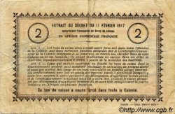 2 Francs SÉNÉGAL  1917 P.03c TB à TTB