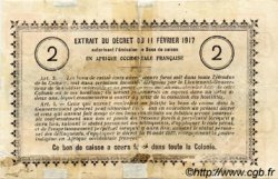 2 Francs SÉNÉGAL  1917 P.03b AB