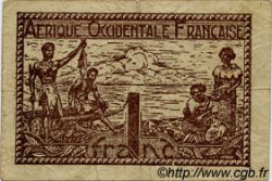 1 Franc AFRIQUE OCCIDENTALE FRANÇAISE (1895-1958)  1944 P.34a TB à TTB