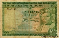500 Francs MALI  1960 P.08 pr.TB