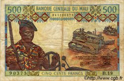500 Francs MALI  1973 P.12e B+