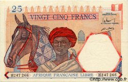 25 Francs AFRIQUE ÉQUATORIALE FRANÇAISE Brazzaville 1941 P.07a SUP
