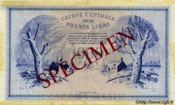 1000 Francs Phénix Spécimen FRENCH EQUATORIAL AFRICA Brazzaville 1945 P.14s1 VF